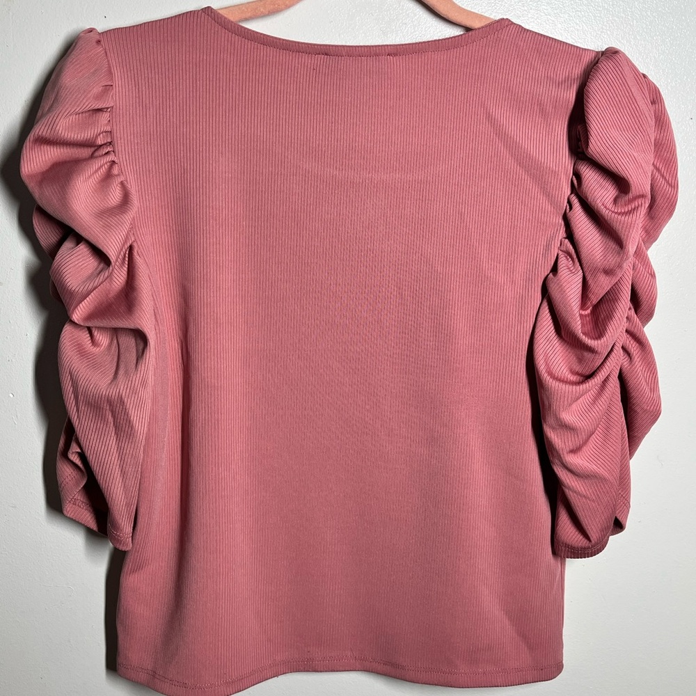 Love J Ruffle Sleeve Top - Picture 2 of 5